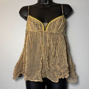 Women’s Miss Sixty Top camisole size Medium M vintage Y2K